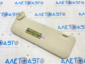 Right visor Lexus ES300h ES350 13-18 beige, for cleaning, without hook