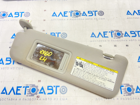Left visor Lexus ES300h ES350 13-18 gray, for cleaning, without hook