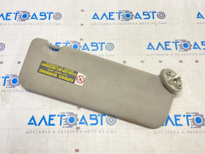 Left visor Lexus ES350 07-12 gray, for cleaning, without hook