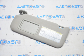 Left visor for Lexus RX350 RX450h 10-15, gray, without hook
