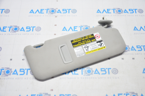 Left visor for Lexus RX350 RX450h 10-15, gray, without hook