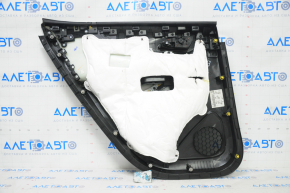 Door trim card rear right Chevrolet Equinox 18-21 black, armrest black leather, black insert, scratches