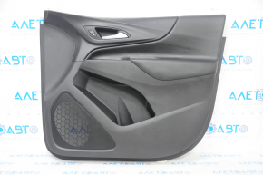 Door trim card front right Chevrolet Equinox 18-21 black, armrest leather, scratches