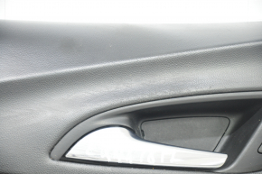 Door trim card front left Chevrolet Equinox 18-21 black, armrest leather, scratches