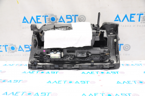 Glove box, glove compartment Tesla Model 3 18- black, worn, broken fasteners