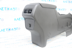 Console center armrest and cup holders Chevrolet Equinox 18- black, scratches, broken mount