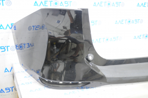 Rear bumper bare Chevrolet Equinox 18-21 black, cracks in fasteners