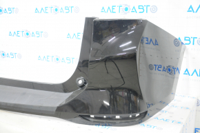 Rear bumper bare Chevrolet Equinox 18-21 black, cracks in fasteners