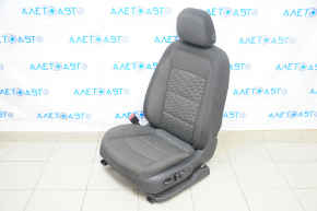 Driver's seat Chevrolet Equinox 18-21 without airbag, electric, cloth black, for cleaning