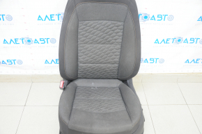 Driver's seat Chevrolet Equinox 18-21 without airbag, electric, cloth black, for cleaning