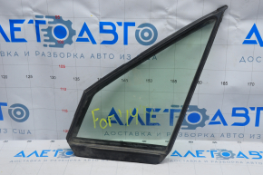 Green tint triangle door glass with seal, front left, Subaru Forester 14-16 SJ