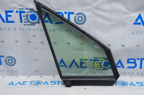 Green tint triangle door glass with seal, front left, Subaru Forester 14-16 SJ