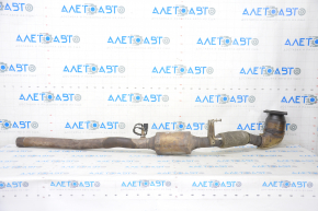 Intake pipe with catalytic converters VW Tiguan 09-17 with lambda probe, mesh is torn