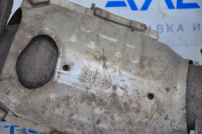 Lexus RX350 10-15 rear exhaust manifold with catalytic converter, rusty