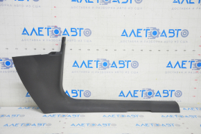 Door sill trim inner front right Audi Q5 8R 09-17 black, scratches