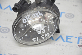 Fog light right PTF Audi Q5 8R 09-17 crack on glass