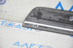 Door sill outer front left Audi Q5 8R 09-17 black with chrome, broken guide