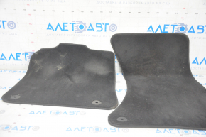 Set of floor mats for Audi Q5 8R 09-17 cloth black, for cleaning