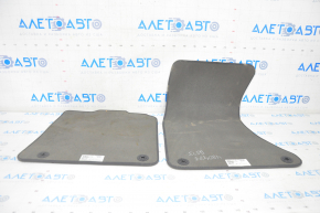 Set of floor mats for Audi Q5 8R 09-17 cloth black, for cleaning