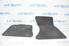 Set of floor mats for Audi Q5 8R 09-17 cloth black, for cleaning