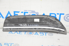 Door sill outer rear left Audi Q5 8R 09-17 black with chrome, broken guides, scratch