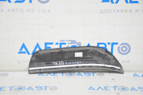 Door sill outer rear left Audi Q5 8R 09-17 black with chrome, broken guides, scratch