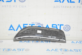 Door sill trim outer rear right Audi Q5 8R 09-17 black with chrome, broken guides, crack
