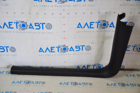 Door sill trim front left inner Tesla Model Y 20 - black, worn
