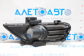 Front bumper grille right Ford Fusion mk5 13-16 under fog lights gloss