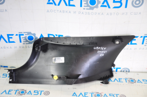 Door sill trim rear right Tesla Model Y 20- black, type 2, broken fastening, crack