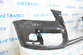 Bare front bumper Audi Q5 8R 13-17 rest, black, for parking sensors