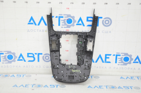 Shifter cover Audi Q5 8R 09-17 with multimedia control, type 2, chrome swollen