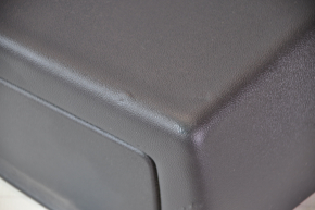 Door trim card rear left Tesla Model Y 20 - black leather, type 1, with backlight, matte trim, with speaker, with suede insert, with window lift control, with door opening button, tears, za