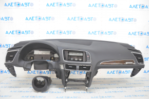 Torpedo front panel with AIRBAG Audi Q5 8R 09-17 black