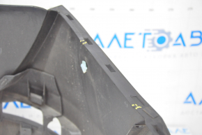 Bare rear bumper Audi Q5 8R 09-17 black, broken, cracks, broken fasteners