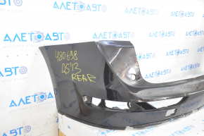 Bare rear bumper Audi Q5 8R 09-17 black, broken, cracks, broken fasteners