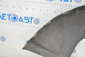 Rear bumper lip for 2 pipes Audi Q5 8R 13-17 for parking sensors, without towbar, black, broken, tears, broken fasteners
