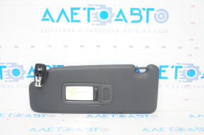 Left visor BMW X1 F48 16-22 black, without hook