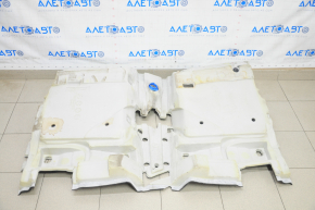 Floor covering front part BMW X1 F48 16-22 black, needs cleaning, tear