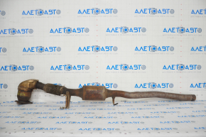Intake pipe with catalytic converter VW Tiguan 09-17 with lambda probe, wire cut off