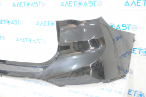 Rear bumper upper part BMW X1 F48 16-22 black
