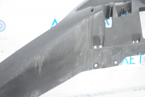 Front bumper lip BMW X1 F48 16-19 structure for parking sensors, scratches