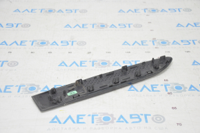 Left wing molding Jaguar F-Pace X761 17- black gloss