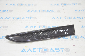 Left wing molding Jaguar F-Pace X761 17- black gloss