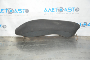 Rear seat side trim left Chrysler 200 15-17 black cloth, rusty fasteners, scuffs, dent