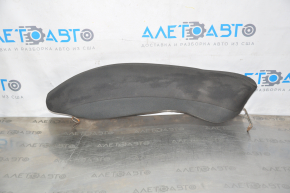 Rear seat side trim left Chrysler 200 15-17 black cloth, rusty fasteners, torn fastener