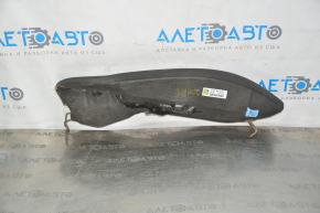 Rear seat side trim left Chrysler 200 15-17 black cloth, rusty fasteners, torn fastener