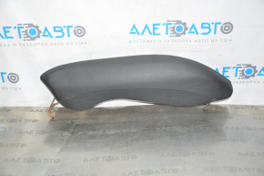 Side trim rear seats right Chrysler 200 15-17 leather black, rusty fasteners