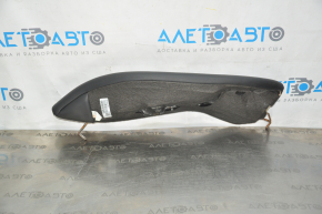 Side trim rear seats right Chrysler 200 15-17 leather black, rusty fasteners