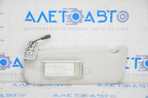 Left visor Jaguar F-Pace X761 17-18 gray, with backlight